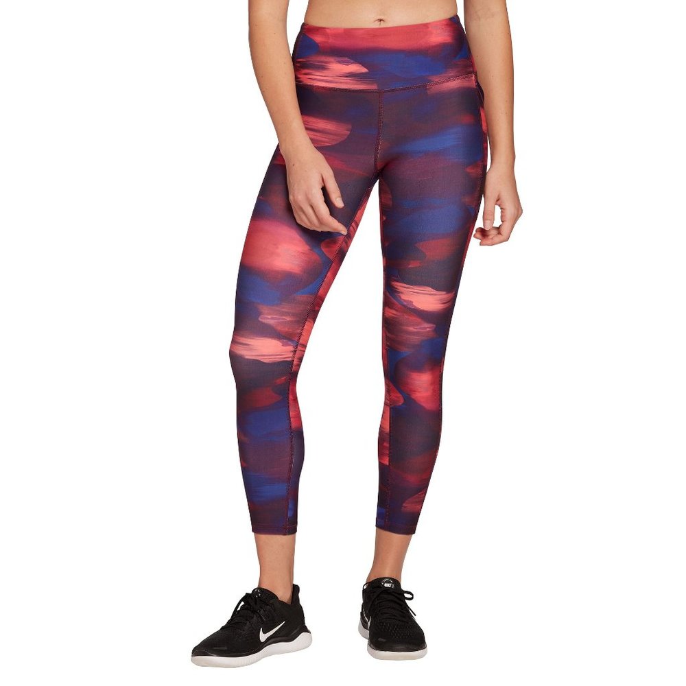 NWT DSG Womens Performance 7/8 Legging Abstract Size XS Gym Activewear $40 B313